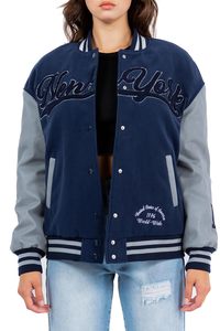Nueva chaqueta de cuero Real personalizada de último diseño para hombres y mujeres Letterman chaqueta universitaria con letras bordadas personalizables - Product Image 6