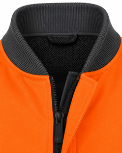 Chaqueta de Seguridad Reflectante de Alta Visibilidad, Resistente al Agua, Color Naranja Grafito, Unisex, Ropa de Trabajo Industrial, Personalizable al por Mayor - Product Image 6