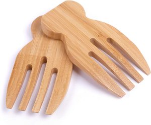 Uxury-manecillas de madera para ensaladas, utensilios aptos para ensaladas, gran oferta - Product Image 6