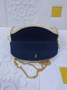 Pochette en nacre faite à la main pour femmes, couleur personnalisée, fonction porte-monnaie, design élégant en incrustation, option cadeau de mariage - Product Image 4