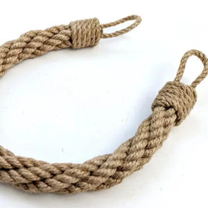 Attache de rideau en jute naturelle, écologique, pour rideaux clairs et foncés - Product Image 1