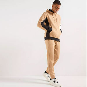 Survêtement d'entraînement et de jogging pour homme, le plus vendu, hiver, à capuche, décontracté, couleur unie, en molleton de coton, respirant, séchage rapide, grandes tailles - Product Image 3