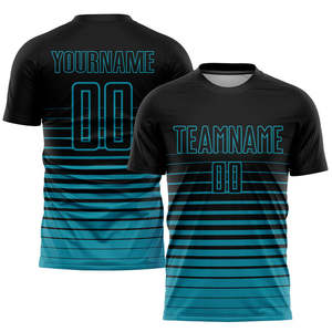 เสื้อฟุตบอล OEM แบบกำหนดเอง พิมพ์ลายแบบ Sublimation ผ้าโพลีเอสเตอร์ 100% แห้งเร็ว ระบายอากาศได้ดี สำหรับผู้ใหญ่ ทุกเพศ เสื้อกีฬาทีม แบบกำหนดเองสำหรับทีม - Product Image 3