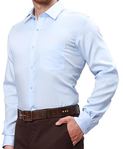 Blusa de verano con Cuello clásico para hombre, logotipo personalizado, precio competitivo, tejido de algodón polivinílico de Bangladesh - Product Image 1