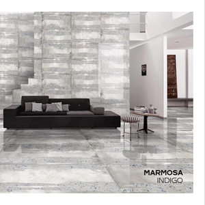 Moderno Europa 600X1200MM Azulejos de porcelana esmaltada Marmosa Indigo Acabado brillante Antideslizante Antibacteriano Paredes interiores Baño - Product Image 1
