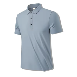 Camisetas Polo de Verano para Hombre de la Más Alta Calidad, Camisetas Polo de Fibra de Hielo 100%, Camisa Polo para Hombre, Camisa de Negocios, Camisetas Lisas - Product Image 1