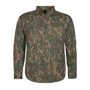 Chemise tactique en velours à séchage rapide pour hommes, sports d'hiver, logo personnalisé, respirante, camouflage, polyester/coton, boutons recouverts - Product Image 2