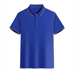 100% coton Logo personnalisé imprimé grande taille polos pour hommes de haute qualité tricoté respirant coton conceptions Oem personnalisées - Product Image 4