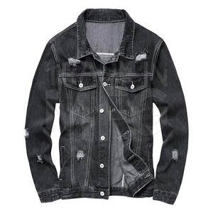 Chaqueta vaquera ajustada de fabricación profesional para hombre, ropa informal para uso en exteriores, chaqueta vaquera para hombre con personalización - Product Image 1