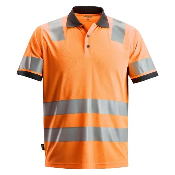 An toàn bảo hộ lao động Hi-VIS polo Áo sơ mi Mens polo Áo sơ mi 2 tone Hi VIS tầm nhìn ngắn tay áo an toàn làm việc mặc áo sơ mi văn phòng nhân viên Tee