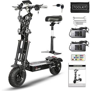 Scooter électrique tout-terrain robuste et rapide X14 72V 10000W avec pneus larges de 14 pouces, batterie 40Ah, vitesse 85-100 km/h (65 mph) - Product Image 6