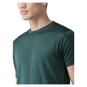 Camiseta deportiva de algodón 100% para hombre, camiseta de compresión para correr y gimnasio de secado rápido - Product Image 5