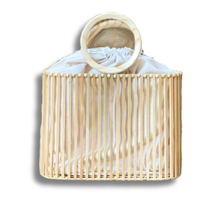 กระเป๋าถือไม้ไผ่อเนกประสงค์เป็นมิตรกับสิ่งแวดล้อมพร้อมที่จับเหมาะสำหรับการผจญภัยกลางแจ้งมีสไตล์และยั่งยืนสำหรับการใช้งานในชีวิตประจำวัน - Product Image 1