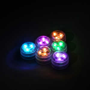 Mini RGB <b>LED</b> <b>Tea</b> <b>Lights</b> Waterproof 6pcs Aquarium <b>Lights</b> with Remote Control - Product Image 3