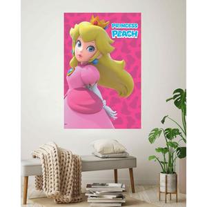 Póster de Super Mario de estilo moderno con la princesa Peach para decoración de pared - Product Image 2