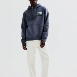 Sweat à capuche tendance minimaliste pour l'hiver, streetwear, 100% coton, coupe sportive, confortable pour tous les jours, haute qualité - Product Image 2