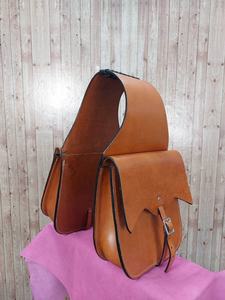 Sac de selle pliable usiné à la main de haute qualité-Produits de cheval multifonctionnels et spacieux en cuir personnalisés en gros - Product Image 2