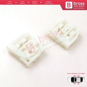 BWR32 + BWR33ตัวปรับกระจกหน้าต่างไฟฟ้าคลิปซ่อมประตูซ้ายหรือขวาสำหรับ1U MK1 Octavia 1U2 1U5 4/5ประตูปรับโฉม1U0837ได้2001-2010 - Product Image 6