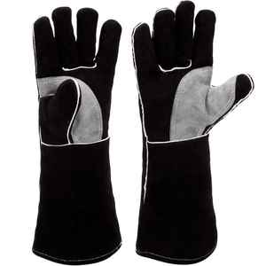 Guantes de soldadura de alta resistencia Guantes de trabajo de protección antideslizantes y antiimpacto ignífugos para Seguridad Industrial y de soldadura - Product Image 1