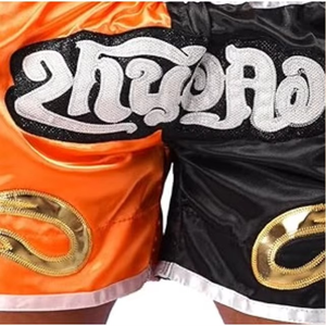 Shorts de boxe Sublimation MMA pour hommes Shorts de Muay Thai imprimés Fight Training Boxe Sublimation Muaythai Short - Product Image 2