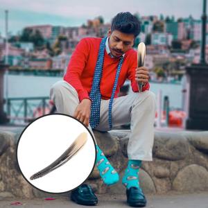 ฮอร์นรองเท้าวัวธรรมชาติทำด้วยมือเขาควายทำด้วยมือพร้อมดีไซน์รูปสัตว์ที่ไม่เหมือนใครรองเท้าขัดเงาคุณภาพสูงสำหรับรองเท้า - Product Image 5