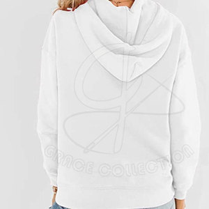 Sudaderas de invierno de Pekín personalizadas de peso pesado para mujer, estilo callejero, manga larga, diseño ajustado, sudaderas con capucha recién llegadas - Product Image 3
