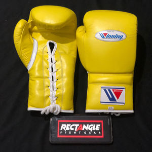 Gants de boxe Winning en cuir à lacets, conception OEM, haute qualité, logo personnalisé, pour compétition, prix de gros - Product Image 2