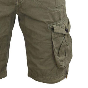 Shorts de Mezclilla para Hombre, Estilo Cargo, 100% Algodón, Sólidos, Casuales, para el Hogar, Ajuste Fácil, Venta al Por Mayor - Product Image 6