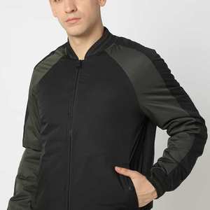 Blouson aviateur personnalisé de haute qualité pour hommes, style vintage, avec poignets côtelés à fermeture éclair et matériau en polyester de qualité supérieure, 2025 - Product Image 5