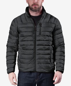 Chaqueta Acolchada de Lona con Capucha para Hombre, Estilo Urbano, Moderna, Cálida, Ligera, con Logotipo Frontal, para Ropa de Calle, Uso Diario en Invierno - Product Image 4