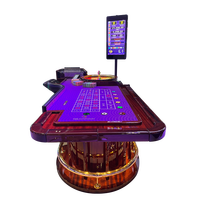 275*150*80cm Elektronischer Roulette-Tisch Amerikanisch-Europäischer Maßgefertigter Casino-Tisch Spiel