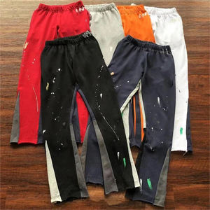 Venta al por mayor ácido lavado pantalones de chándal de los hombres de alta calidad pantalones de chándal con bolsillos logotipo personalizado pantalones de chándal para los hombres - Product Image 1