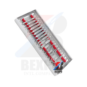 Kit d'instruments chirurgicaux endodontiques dentaires manuels en acier inoxydable 13 pièces fabrication médicale Bexpo - Product Image 5
