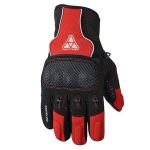 Guantes Profesionales de Motociclismo para Invierno, de Cuero de Alto Rendimiento, con Protección de Nudillos a Prueba de Viento y Agarre Antideslizante - Product Image 3