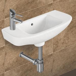 Diseños simples y modernos de mostrador rectangular para lavabo de tocador de baño, lavabo de pedestal montado en la pared para dormitorio, hogar, Villa, uso hospitalario - Product Image 3