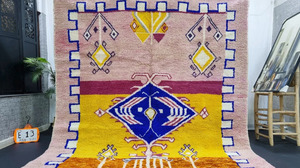 8x10 ft tuyệt vời nhiều màu thảm tùy chỉnh tuyệt vời BENI ourain Thảm Tay Thắt Nút Ma-rốc berber thảm truyền thống Ma-rốc thảm - Product Image 6