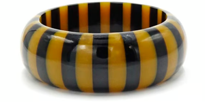 Joyería para Mujer, Brazalete de Resina Hecho a Mano, Exquisito, Étnico, Elegante, Artístico, Material Ligero y Diseño Estilizado - Product Image 4