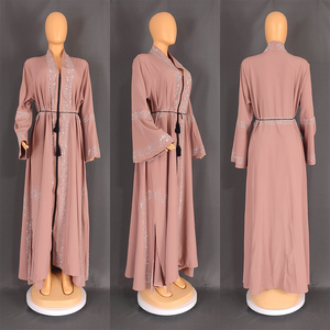 Latest Design Middle Eastern Sequined Women Long Sleeve <b>Islamic</b> <b>Clothing</b> Ladies Elegant Abaya - Product Image 6