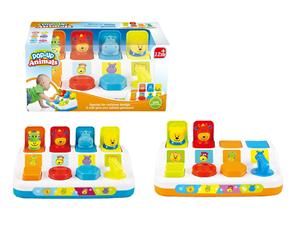 Pop up Pals couleur tri Animal Push Pop jouet pour enfants jouets éducatifs pour bébé avec ours forme Cause effet bouton poussoir jeu - Product Image 1