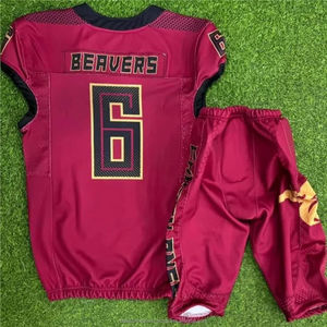 Hot Sale Custom Breathable Quick Dry Anti-Bacterial American Football Jersey - Product Image 6