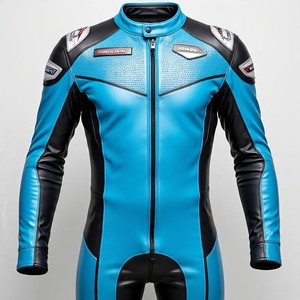 Traje de cuero de motocicleta personalizado con tamaño a medida, diseño y coloración personalizados, armadura CE, puntada triple, ajuste precurvado - Product Image 2