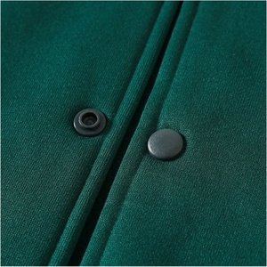 Men's Baseball Varsity Jacket Canvas Stand Collar Long Sleeve Winter <b>Coat</b> Waterproof Breathable New Arrival - Product Image 4