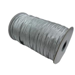 Banda elástica ecológica trenzada plana de 10mm dorada y plateada para ropa, textiles para el hogar, bolsas y zapatos, costura y manualidades - Product Image 4