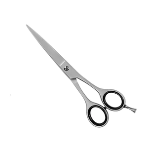 Ciseaux professionnels de cheveux de barbier de lame droite d'acier inoxydable de cerf foncé de 6.5 pouces pour l'usage de beauté - Product Image 1