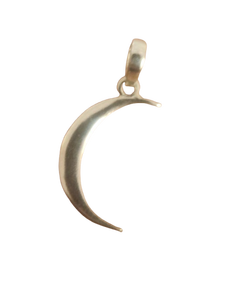 Colgante de Plata de Ley 925 Moon tamaño 25x20MM para compromiso de boda o regalo de fiesta estilo Vintage - Product Image 1