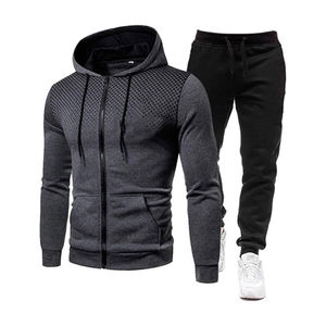 Conjunto Deportivo de 2 Piezas Personalizable para Hombre 2025, Transpirable, Ligero, Informal, con Dobladillo Dividido, Logotipo, Talla Grande, para Correr, Estampado Sólido, Invierno - Product Image 3