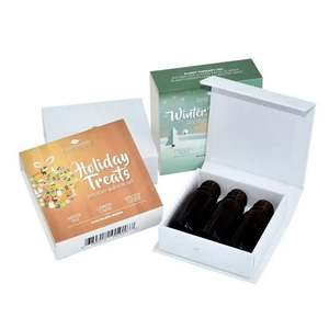 Bombes épingles personnalisation résistant aux enfants filp palette de fard à paupières métallique jaune imprimé boîte d'emballage rigide - Product Image 3