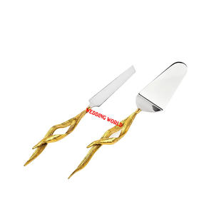 Excellent Quality Handmade Classic Stylish Stainless Steel Metal Cake <b>Server</b> Set Wholesale Flatware Knife for Hotel Restaurant - Product Image 5