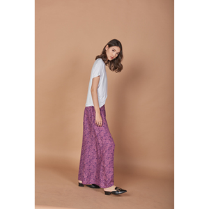 Ropa NAPAT, pantalones cómodos de pierna ancha para mujer, pantalones de cintura elástica fluidos, todos los días con estilo para pantalones holgados, listos para enviar a la - Product Image 5