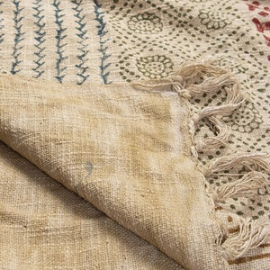 Handcrafted Handmade Printed Cotton <b>Throw</b> Elegant Sofa Cover and Cozy Decorative Blanket for Home Decor - Product Image 4